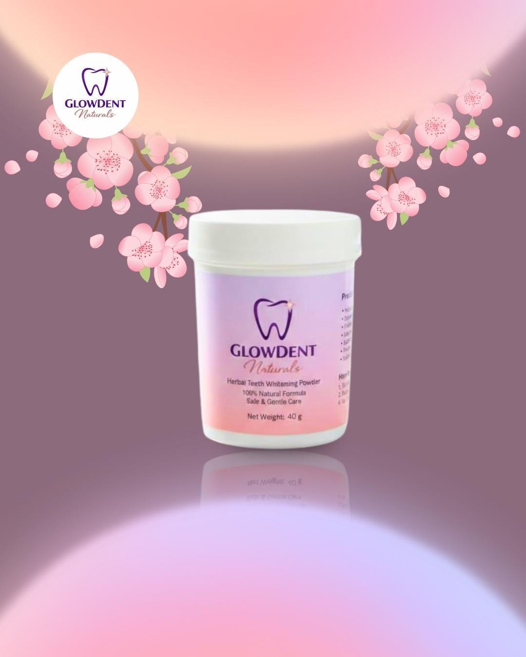 Glow & Grow herbal care Instagram post
