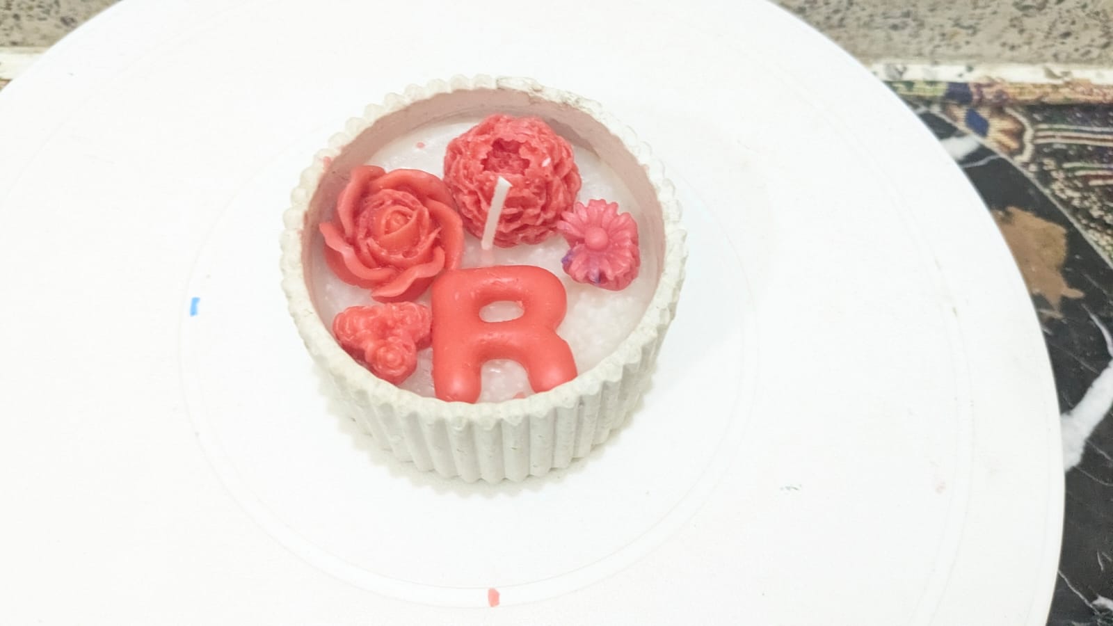 Mini Floral Wax Melt Cups