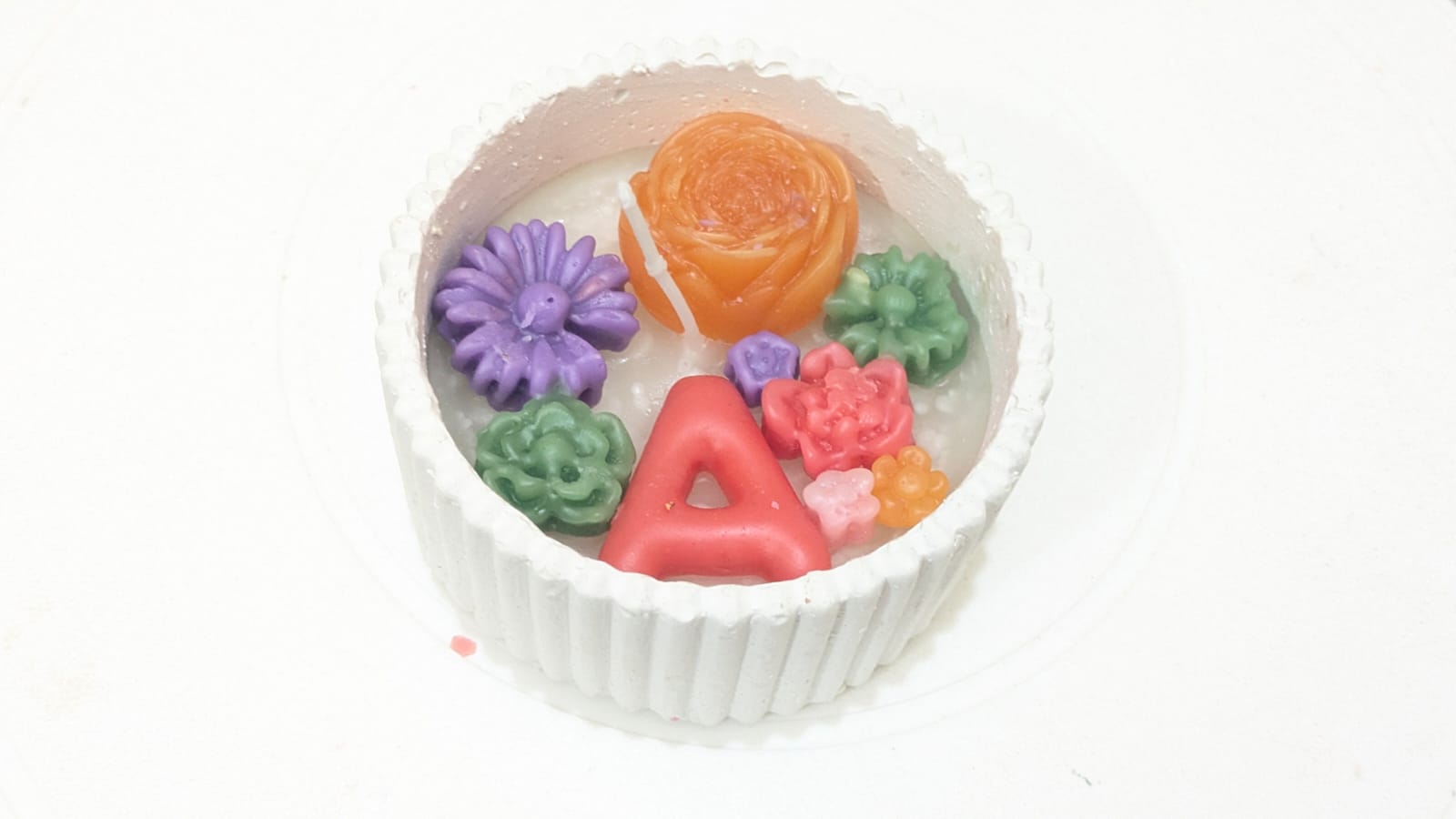 Mini Floral Wax Melt Cups image 7